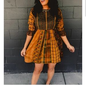 Bohemian Patchwork Dress